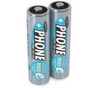 Batterie Ni/Mh rechargeable - Type : LR06/AA - Capacité : 1300MaH - Blister de 2