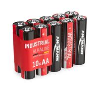 ANSMANN Piles alcalines "Industrial" Mignon AA, paquet de 10