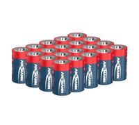 ANSMANN Piles alcalines Mono D 1,5V (lot de 20) - Piles LR20 étanches et à longue durée de vie - Piles puissantes pour jouets, lampes torches, radios, articles de modélisme, etc.