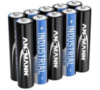 Ansmann Piles au lithium Industrial LR03 (AAA) 1150 mAh 1,5 V Lot de 10 Noir