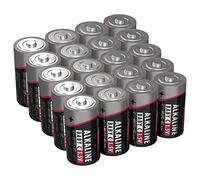 ANSMANN Piles Baby C 1,5V (Lot de 20) - Piles LR14 de qualité supérieure, à Longue durée de Vie et étanches - Piles alcalines pour Jouets pour Enfants, Lampe de Poche, Radio-réveil, mégaphone, etc.