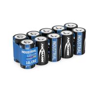 ANSMANN Piles CR2 3V (Lot de 10) - Piles Lithium résistantes pour Appareil Photo, Lampe de Poche, Collier électronique, etc. - Piles jetables Ultra performantes à la Longue durée de Stockage