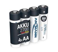 Ansmann Blister 4 X Accu, AA, 2700mAh AA / HR6 Hybrides nickel-métal (NiMH)