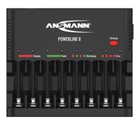 Ansmann Powerline 8 1001-0006 Batterie 1-8 piles AA/AAA et prise de charge USB