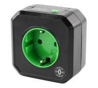 ANSMANN Prise programmable AES1 - Prise minuteur à économie d’énergie avec compte à rebours - Prise réglable à intervalle de temps sélectionnable pour radiateur soufflant, fer à repasser, etc - Noir