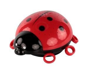 ANSMANN Projecteur ciel étoilé en forme de coccinelle (1 pce) - Veilleuse lumineuse pour aider les enfants à s'endormir - Veilleuse bébé avec jeu de lumière