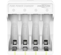 ANSMANN Chargeur USB avec câble intégré, Chargeur Rapide 30W Power Delivery pour USB C & A avec câble intégré Chargeur de Voyage Compact
