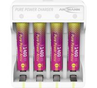 Ansmann Pure Power Set 4× Micro AAA Akkus und Lademodul Pile rechargeable LR3 (AAA) Li-Ion 1250 mAh 1.5 V 1 pc(s)