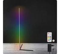 ANSMANN RGB LED Lampadaire Salon, lampe d'angle avec télécommande