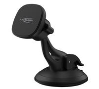 Ansmann Support de téléphone Portable pour Voiture, Camion avec Aimant - Support avec Ventouse pour Fixation sur Le Pare-Brise - Support de téléphone Portable pour Voiture