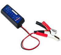 ANSMANN Testeur de batterie de voiture Power Check (1 pce) - Testeur de batterie 12V avec pinces croco - Tensiomètre professionnel pour batterie auto