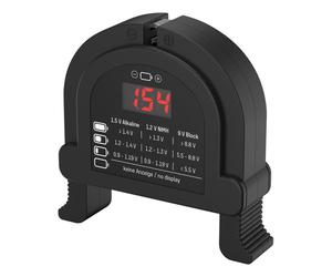 Ansmann Testeur de piles multiformat avec écran LCD - AAA(LR3) - AA(LR6) - LR14 - LR20 et 9V