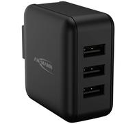 Ansmann Travel Charger TC315 Chargeur USB 15 W 3x USB-A noir intérieure