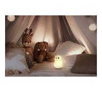 ANSMANN Veilleuse en silicone Hamster Lilli, blanc