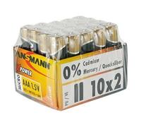 Ansmann piles alcalines 5015671 lr03 aaa pack de 2