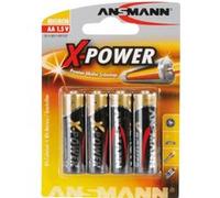 ANSMANN Piles alcalines 5015663 LR6 / AA blister de 4