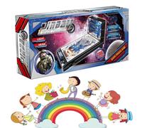 ANSNOW Flipper de Table Pour Enfants, Mini Flipper Classique, Mini Flipper Électronique Portable Pour Enfants, Adultes, Familles Dans La Salle de Jeux, La Salle de Jeux Ou La Chambre À Coucher/Noir