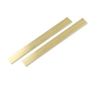ANSNOW H59 Laiton Tige Cuivre Barre Plate Carrée Maquette Fabricant Bricolage Matériau Épaisseur: 1,5 Mm Longueur: 500 Mm / 19,68 Pouces 2 Pièces, Largeur: 15 Mm/Largeur : 15 Mm