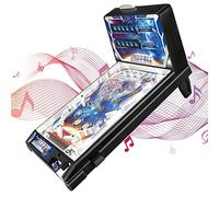 ANSNOW Jeux de Flipper de Bureau Pour Le Bureau Pour Adultes, Cadeau de Fête D'Anniversaire Électronique, Flipper Avec Effets Sonores Intégrés, Jouet de Table Portable À Led, Idéal Pour Les Enfants