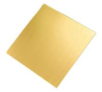ANSNOW Plaque En Laiton Plaque En Tôle de Laiton Résistance Supérieure, Bonne Plasticité, Bonne Soudabilité 4Mmx100Mmx150Mm (1 Pièces) Feuille de Cuivre Métallique