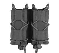 ANSNOW Pochette Pour Chargeur Double 9 Mm, Pochette Pour Chargeur Deet Ouverte Sur Le Dessus, Porte-Chargeur Tactique Molle Compatible Avec 9 Mm/Mp5/Mp7/Wg/Pochette Double