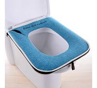 ANSNOW Toilettes Antibactériennes Housses de Siège de Toilette Chaudes Couleur de Plume Universelle Chaude Type de Fermeture À Glissière Installation Avec Poignée Coussin Chauffant Antibactérien Ant