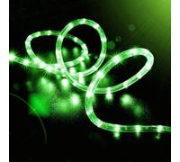 Anso Guirlande lumineuse à LED solaire alimentée par câble de fées étanche pour jardin, terrasse, allée (Vert, 11,89 m 100 LED)