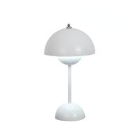 anso Lampe de bureau sans fil à LED tactile USB à intensité variable pour chambre à coucher (blanc)