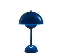 anso Lampe de bureau sans fil à LED tactile USB à intensité variable pour chambre à coucher (bleu)