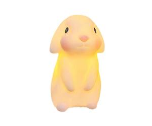anso Veilleuse de chevet Lampe de chevet à LED mignonne créative Cadeau pour chambre d'enfant Lapin laurier (petit)
