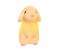 anso Veilleuse lampe de chevet LED créative pour chambre d'enfant Motif lapin et laurier Taille L