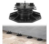 Ansobea Lot de 10 plots de terrasse réglables en hauteur 40 à 70 mm - Inclinaison réglable - Pieds réglables - Pour plaques de pierre, dalles de terrasse, carrelage, capacité de charge de 300 à 680 kg