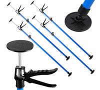 Ansobea Lot de 4 supports de plafond, tendeur de cadre réglable en hauteur support de montage 115-290cm, supports télescopiques capacité de charge 50 kg, support de montage pour atelier, atelier