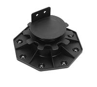 Ansobea WPC Palier de Terrasse Lot de 100 plots réglables en hauteur de 30 à 60 mm, capacité de charge de 800 kg, parfaits pour les structures en bois ou en bois composite