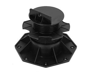 Ansobea WPC Palier de Terrasse Lot de 20 plots réglables en hauteur de 60 à 140 mm, capacité de charge de 1700 kg, parfaits pour les structures en bois ou en bois composite