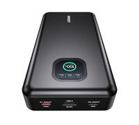 ANSODY Laptop Power Bank 140W Max 25000mAh Batterie Externe avec 2 Ports USB-C - Chargeur Portable avec Écran Numérique Compatible avec MacBook Pro, iPhone 16/15, Samsung, Dell (Gris) (Gris)