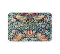 Ansouyi William Morris Tapis de bain 50,8 x 76,2 cm, motif floral, tapis de salle de bain, tapis de sol lavable pour cuisine, chambre à coucher
