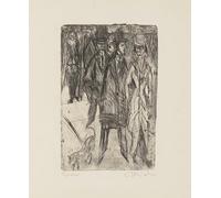 Ansprachen auf der Straße II (1914) Poster imprimé par Ernst Ludwig Kirchner (18 x 24)
