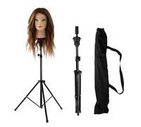 Anstar Trépied Tete a Coiffer 29" -58" Réglable Trepied Support Perruque de Tete a Coiffer Professionnel en Aluminium pour Têtes d'exercice Mannequin de Coiffure avec Sac de Transport