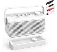 ANSTEN Enceinte TV Portable pour Senior-Pas de Délai, Portée 30m, Facile à Utiliser, Enceintes pour Téléviseur avec Interrupteur SOS pour Personnes Âgées