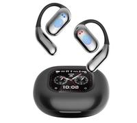 ANSTEN IA Ecouteur Traducteur Instantané, Open Ear Ecouteurs Bluetooth 5.4, 4 en 1 Traducteur Vocal Instantané avec Ecran Tactile LCD OWS, 144 Langues et Accents, Convient Voyages, Affaires, Etudes