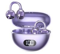 ANSTEN Open Ear Ecouteurs Bluetooth sans Fil Sport，Écouteurs à Clips Étanches IPX7, Autonomie de 30 H, HiFi Casque Conduction Osseuse avec Microphone, Adapté au Sport et à la Course à Pied