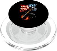 Answer The Call Patriotic Hache PopSockets PopGrip pour MagSafe