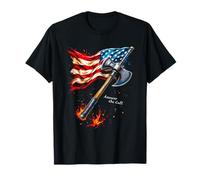 Answer The Call Patriotic Hache T-Shirt