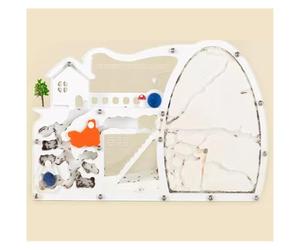 Ant Farm & Nid Château De Ferme Fourmis Sable, Habitat avec Dinosaure Creusant pour Étudier Le Comportement L'écosystème des Colonies, Éducatif Ferme Naturelle Formicarium