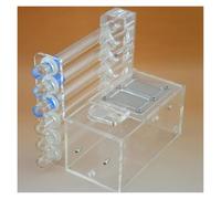 Ant Farm & Nid Château De Ferme Fourmis, Tube À Essai, 6 Tubes, Nid en Acrylique, Professionnel, Élevage Ferme Naturelle Formicarium