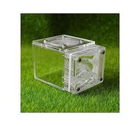 Ant Farm Petit nid de fourmis en forme de cube en acrylique Kit d'apprentissage scientifique de l'habitat de fourmis 3D pour enfants Étudier les fourmis, 7,7 x 6 x 5,3 cm