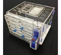 ANT GRAPE humidité de Bricolage Grand 9color Disponible avec nid de fourmilière, Fourmi Acrylique, fourmilière Acrylique (White)