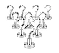 Ant Mag Lot de 10 crochets magnétiques avec néodyme et terre rare pour bateaux de croisière, accessoires suspendus pour porte de porte à clés, maison, bureau, réfrigérateur, barbecue