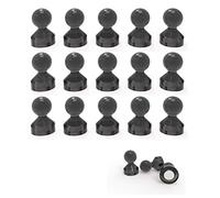 Ant Mag Lot de 18 aimants puissants en néodyme D11 mm pour réfrigérateur, tableaux blancs, calendriers, cartes à l'école et au bureau